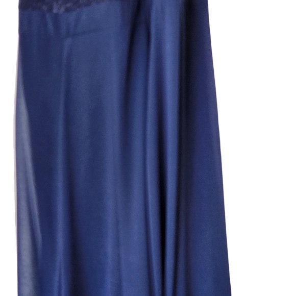 Review long formal dress Broadway Blue gown maxi size 6 - Picture 10 of 14